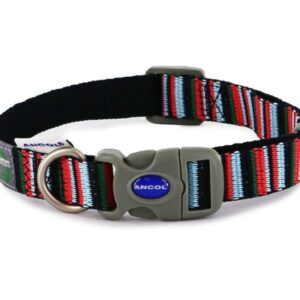 ANCOL NAVY CANDY STRIPE COLLAR