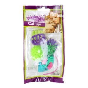 PAWISE CAT TOY 4pk ASSORTED