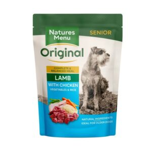 NATURES MENU SENIOR LAMB & CHICKEN POUCH