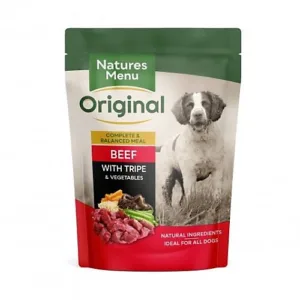 NATURES MENU ADULT BEEF & TRIPE POUCH