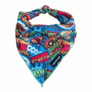 HAUS OF HANK SUPERPUP COMIC BANDANA